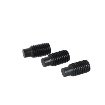 China Alloy steel China Factory Price Customized Metal Steel Din915 Black Oxide Phosphorus Hexagon Socket Inner Set Screw for sale