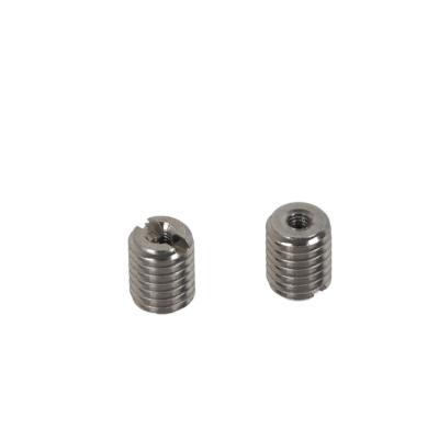 China Stainless steel 304 316 SUS304 SUS316 non-standard product processing CNC internal tooth external tooth slotted set screw for sale