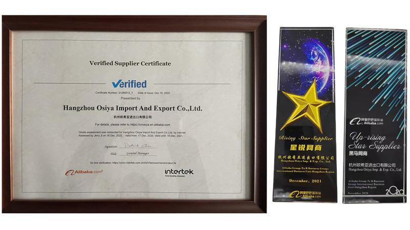 Verified China supplier - Hangzhou Osiya Imp. & Exp. Co., Ltd.