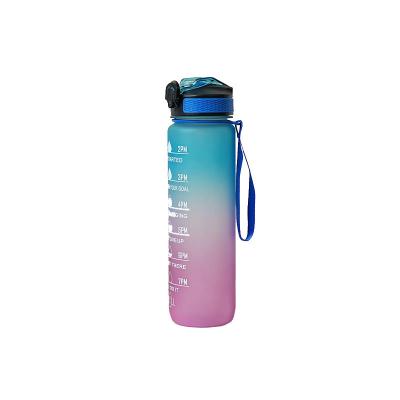 China Large 1 Liter 32oz Sustainable Hot Sales BPA Free Tritan Plastic Reusable Drinking Water Bottle for sale