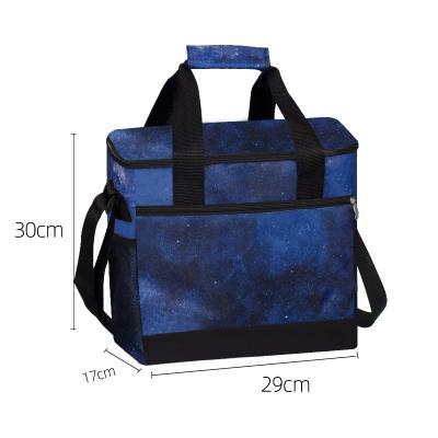 China Waterproof Portable Custom Thermal Lunch Insulated Cooler Logo Large Picnic Bag Wine Bottle Food Tote Bags for sale