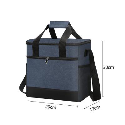 China Large Logo Oxford Material Insulated Ice Waterproof Customized Logo Fishing Food Beer Wine Wine Lunch Picnic Cooler Bag for sale