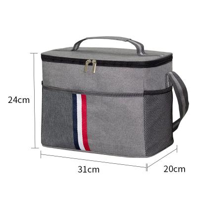 China Waterproof Insulated Thermal Pizza Food Delivery Bag Picnic Lunch Wine Cooler Bag for sale