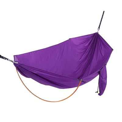 China Hotsale Outdoor Outdoor Portable Custom Waterproof Camping Swing Nylon Hammock for sale