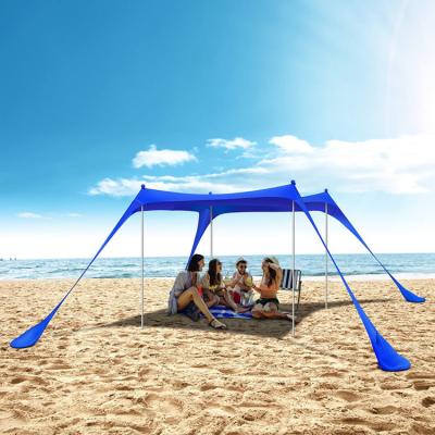 China Straight Tying Type UV Protection Sunproof , Portable Premium Outdoor Camping Sun Shelter Beach Tent for sale