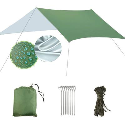 China Wholesale Diagonal Tying Type Outdoor Polyester Tent Camping Fishing Tarp Tent Customized Sun Shelter for sale