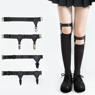 China Newest Casual Women Elastic Harness Leg Garter Belts Cosplay Nylon Thigh High Quality Elastic Garter for sale