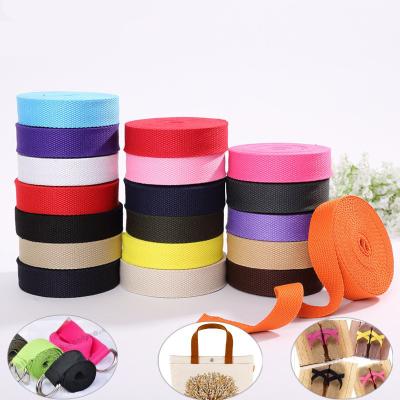 China 30mm Webbing Nylon Webbing Ribbon Belt Viable Webbing Bag Strapping Polyester Cotton Plain Webbing Fabric ClothesvAccessories for sale