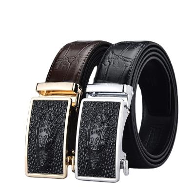 China Fashion.Casual Europe and America Designer Belt Mens Jeans Band Width Belt Business Simple Automatic Leather Belt for sale