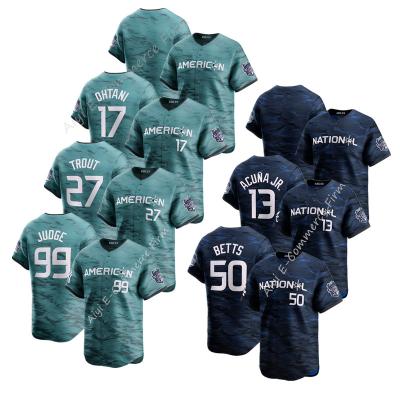 China Anti-Bacterial 2023 American League Baseball ASG 23 Star Game Limited jersey 17 Ohtani 27 Trout 99 Dudge 13 Acuna JR 50 Betts Baseball Shirts for sale