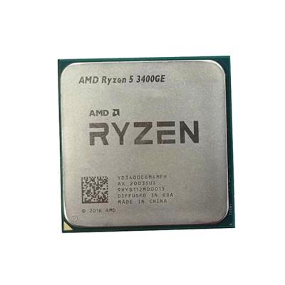 China New High Quality High Speed ​​R5 Socket R5 3400GE CPU R5 Series AM4 Desktop CPU from AMD for sale