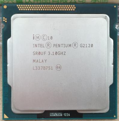 China HOT Pull Intel CPU G2120 Intel Pentium Desktop Clean Used CPU G2120 SR0UF/3.1G/1155 Clean Pin for sale