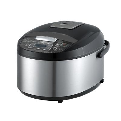 China Hotel 5 L square type rice cooker heating CB CE rice cooker push button driver computer rice cooker plate for sale