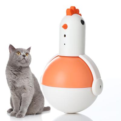 China Realistic Viable Automatic Teasing Cat Toys Tumbler Ball Laser Healthy Cat Toys For Indoor Cat for sale