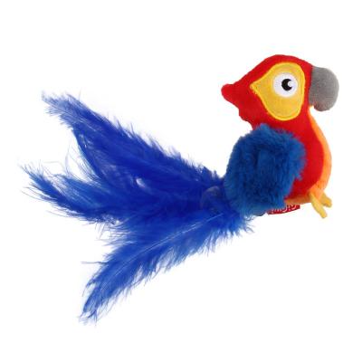 China Cat Feather Toy Viable Interactive Melody Chaser with Funny Squeaking Kitten Cat Smart Toy for sale