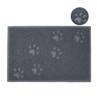 China Non Slip Waterproof Indoor Pet Mat For Large Dogs Waterproof Easy To Clean Dog Feeding Mat For Dog Bowl for sale