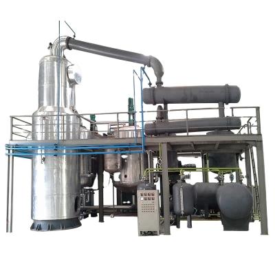 China Machinery Repair Shops Success Black Motor Oil Engine Oil To Base Oil Distillation Machine for sale