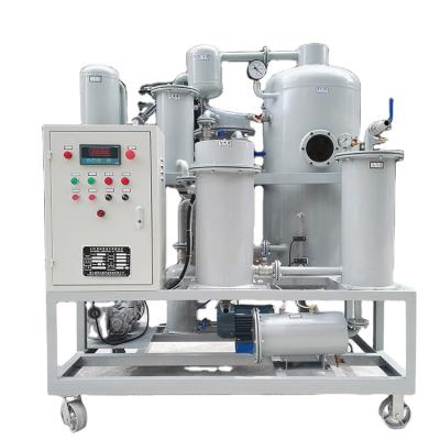 China Garment Shops Portable Lubricating Oil Purifier Hydraulic Oil Filtration System for sale