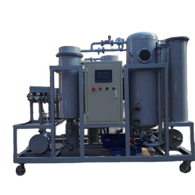 China Garment Shops Vacuum Turbine Oil Purifier Industrial Oil Water Separator Oil Filtration Machine for sale