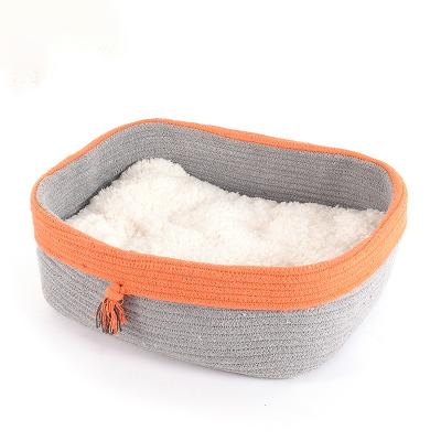 China Travel Pet Cat Bed Luxury Pet Beds Orthopedic Memory Foam Large Cat Pet Dog Bed Luxury Washable Wholesale for sale