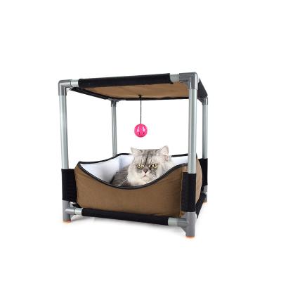 China Viable Low Cost Cat Climbing Frame Cat Climbing Frame And Cat Nest Are Integrated High End for sale