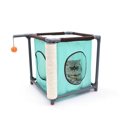 China China Manufacture Viable Professional Pet Toys Cat Climbing Frame Cute Cat Nest Climbing Frame for sale