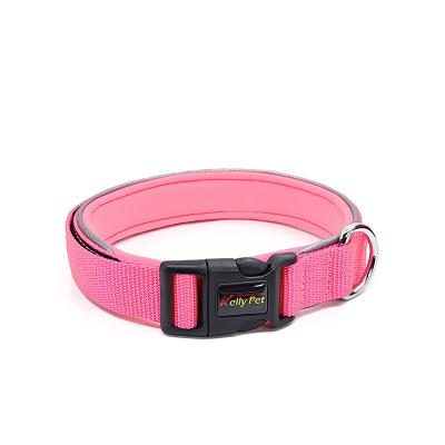 China Reflective High Quality Outdoor Heavy Nylon Dog Collar Tactical Adjustable Training for sale