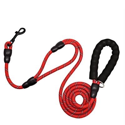 China Factory Directly Reflective Wholesale Dog Leash Luminous Elastic Nylon Pet Leash for sale