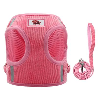 China 2022 Reflective Hot Selling Custom Luxury Solid Color Pet Harness Good Quality for sale