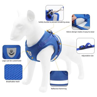 China Thoughtful Factory Directly Sell Adjustable Dog Collar Harness Leash Dog Pet Harness for sale