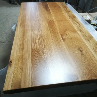 China New solid luxurious wood board can be customized and hand polished table top for sale