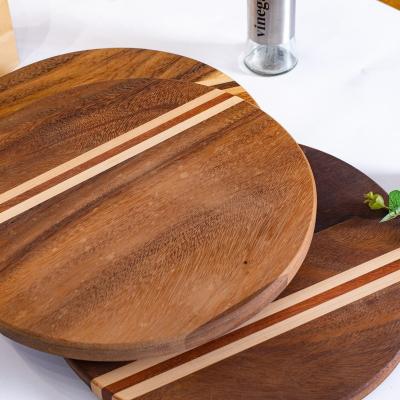 China Black Walnut Cutting Board Solid Wood Wooden Cutting Plate for sale