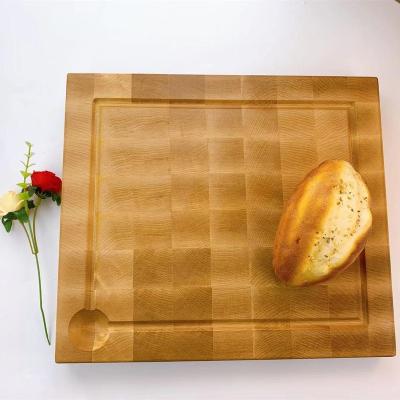 China New 2021 Solid Wood Maple Birch End Grain Cutting Board for sale