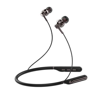 China Neckband Fashion 130mah 8h Working Time Music Player In-Ear Music Player Earphone Magnetic HIGH FIDELITY Earphone Neckband Sport 5.0BT Wire Neckband Earphone for sale