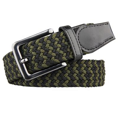 China Comfortable Custom Outdoor Sport Cloth Belts Stretch Woven Jeans Belts for sale