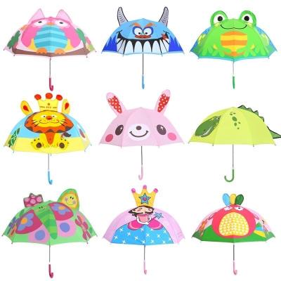 China All In 1 Rain Fancy Portable Cheap Custom Printing Personalized Shape Cartoons Kids Animal Umbrella With Ears for sale