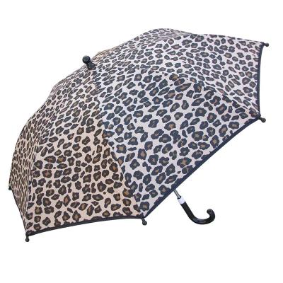 China All In 1 Wholesale Chinese Suppliers Small Rain Fashion Design Leopard Printing Right Charact Custom Child Umbrella For Sale for sale