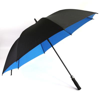 China Modern Wholesale Straight Oversized Large Fashion Auto Open Patio Customize Windproof Golf Umbrella For Rain for sale