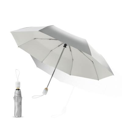 China Modern Advertising Promotional UV Coating Small Protect Automatic Mini 5 Fold Umbrella For Sale for sale