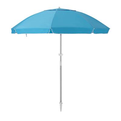 China 2021 Fashions OEM Large Pool Market Outdoor Beach Sun Umbrella Modern Custom Portable Sun Umbrella For Sale for sale