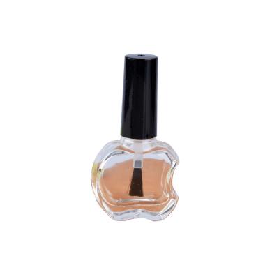 China Free Sample Eco - Friendly Empty Custom Apple Shaped Gel Nail Polish Glass Bottle With Brush 5ml 10ml for sale