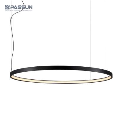 China Modern Design Residential SMD 42w Ceiling Ring Droplight Led Pendant Light Slim Chandelier Lamp for sale