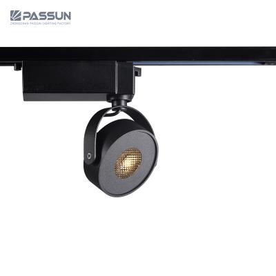 China 3 Track Lamp Museum Office Apparel Cafe Shop Restaurant Contemporary Anti-Glare 9w 16w Indoor Line Cob Led Track Light for sale