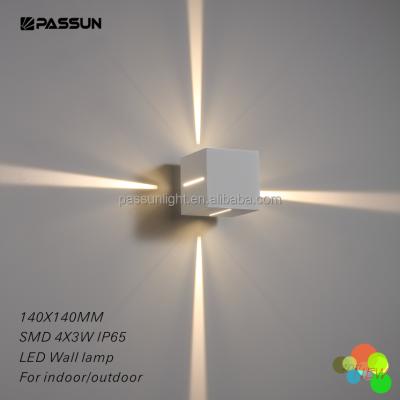 China 12W Contemporary Square IP65 SMD LED Decorative Lights With 8 Beam 4 Degree Narrowed Light Intensity for sale