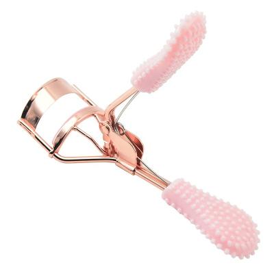 China Non-specific Rose Gold Eyelash Curler Eyelash Curler Mini Portable Eyelid Makeup Shaper Tool for sale