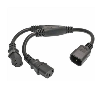 China Home Appliance VDE Approval PDU c19 c20 c13 to c14 y-adapter cable splitter mains c14 to 2xc13 cord for sale