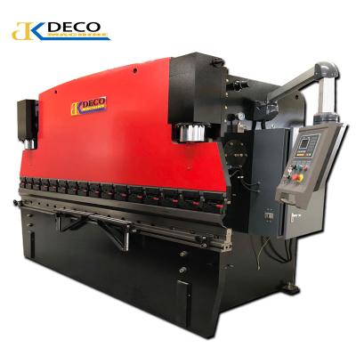 China 100tons Amada hydraulic press brake machine CNC brass/copper press brake with delem DA41 CNC system for sale