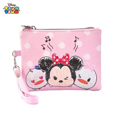 China Hot Selling Disney Fashion Makeup Pouch Colorful Waterproof Shiny Beauty Cosmetic Bag For Ladies Toiletry Wash Pouch for sale