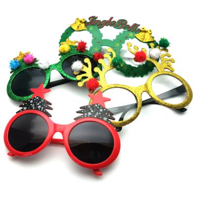 China Hot Selling Cheap Funny Christmas Funny Christmas Gift Party Glass Decorative Sun Glasses Wholesale for sale