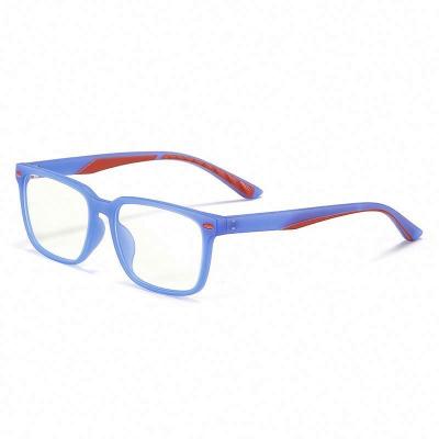 China Custom 2021 Comfortable Logo Eye Glasses Anti Blue Light Kids Fashion To Children Anti Blue Light Glasses for sale